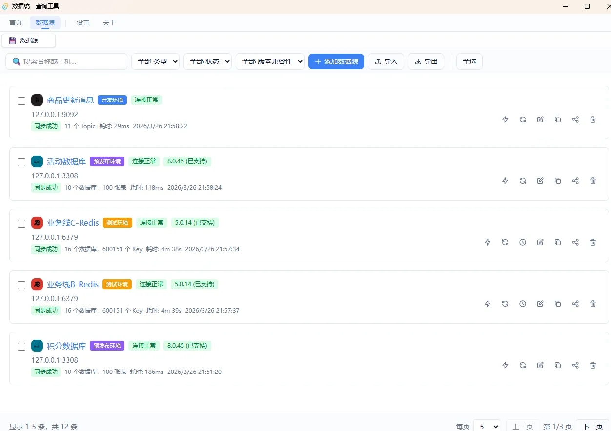 Data Source Management